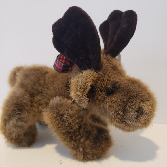Mooose Russ Mac Moose 6" Plush Stuffed Animal Fully Jointed Woodland Collection - Picture 9 of 16